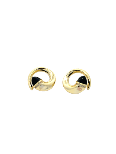 Milana Gold Stud Earring