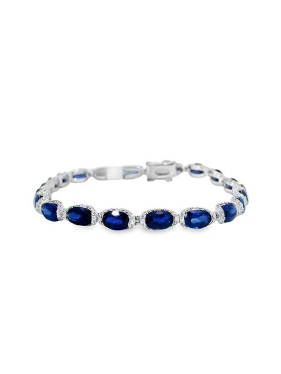 Blue Sapphire Bracelet #1